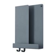 Etagère bleu gris en métal 29,5 cm Folded - Muuto - The Cool Republic