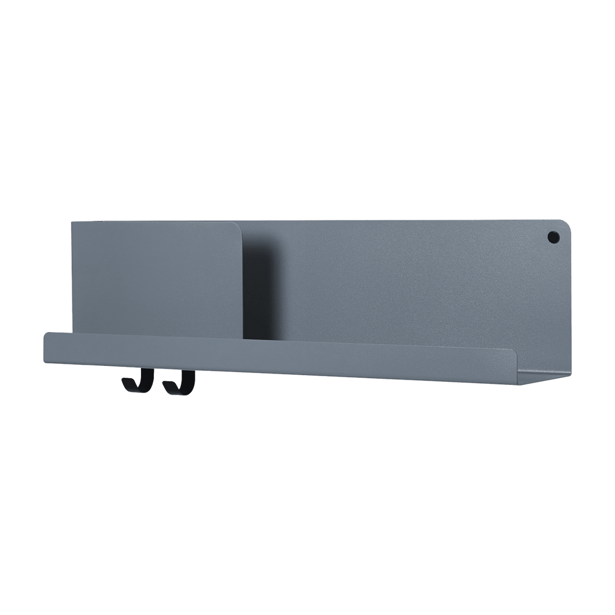 Étagère bleu gris en métal 63 cm Folded - Muuto - The Cool Republic