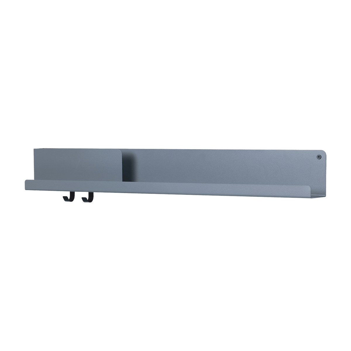 Étagère bleu gris en métal 96 cm Folded - Muuto - The Cool Republic