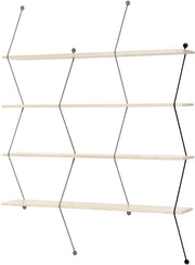 Etagère Climb en bouleau 120 cm Noir - La Chance - The Cool Republic