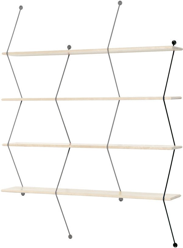 Etagère Climb en bouleau 120 cm Noir - La Chance - The Cool Republic