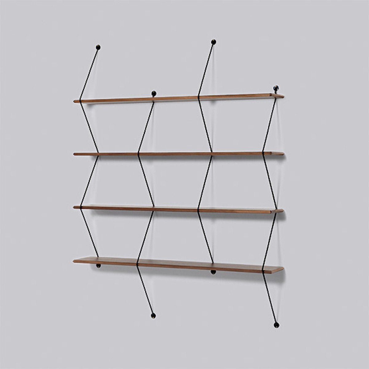 Etagère Climb en noyer 120 cm Noir - La Chance - The Cool Republic