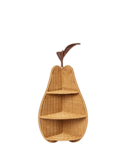 Etagère d'angle poire en rotin tressé naturel 24,5 x 68 cm Pear - Ferm Living - The Cool Republic