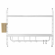 Etagère de salle de bain en métal blanche String Bathroom - String furniture - The Cool Republic