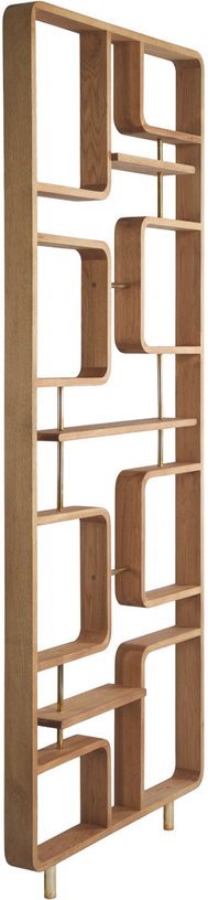 Etagère en bois Claustra - Red edition - The Cool Republic