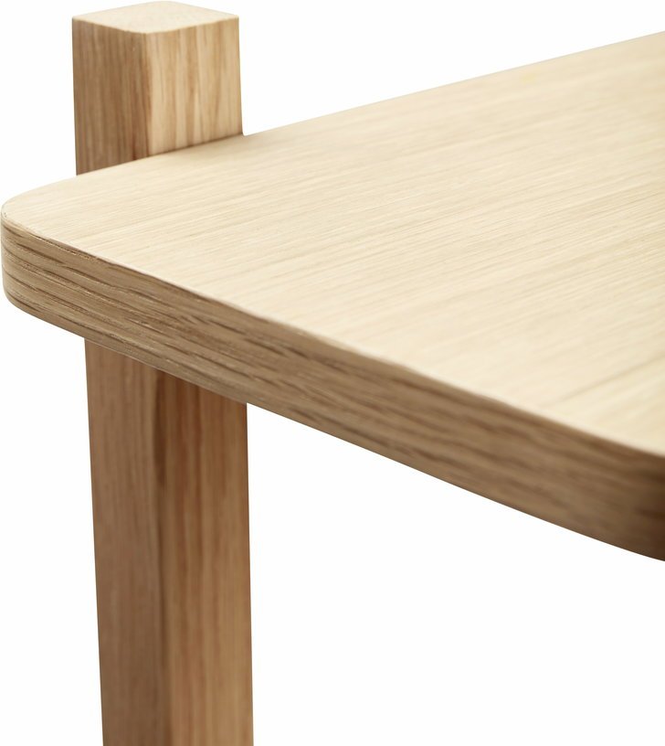 Étagère en bois de chêne double Mason - Hübsch - The Cool Republic