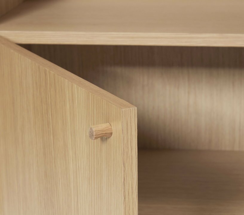 Etagère en bois de chêne Prime - Hübsch - The Cool Republic
