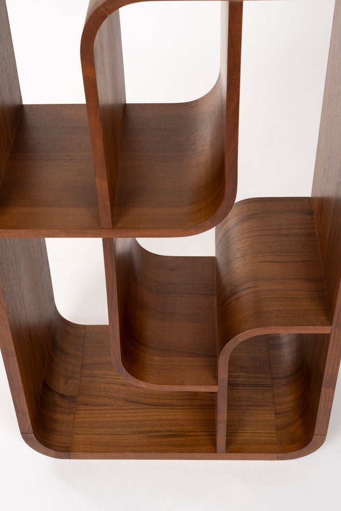 Etagère en bois de noyer 35x60x160cm - Zuiver - The Cool Republic