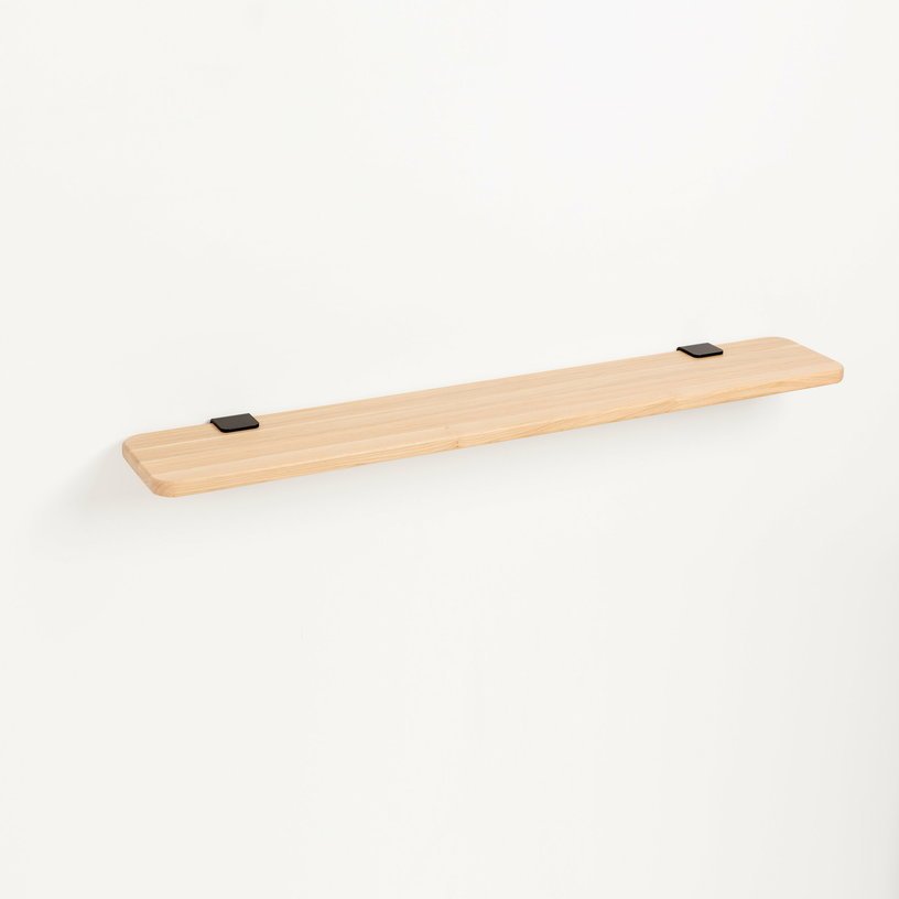 Étagère en chêne 120 cm accroche noir graphite - TIPTOE - The Cool Republic