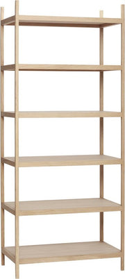 Étagère en chêne 6 niveaux naturel - Hübsch - The Cool Republic