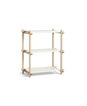 Étagère en chêne blanc amande 75,5x44,5x85,5 cm Woody - HAY - The Cool Republic
