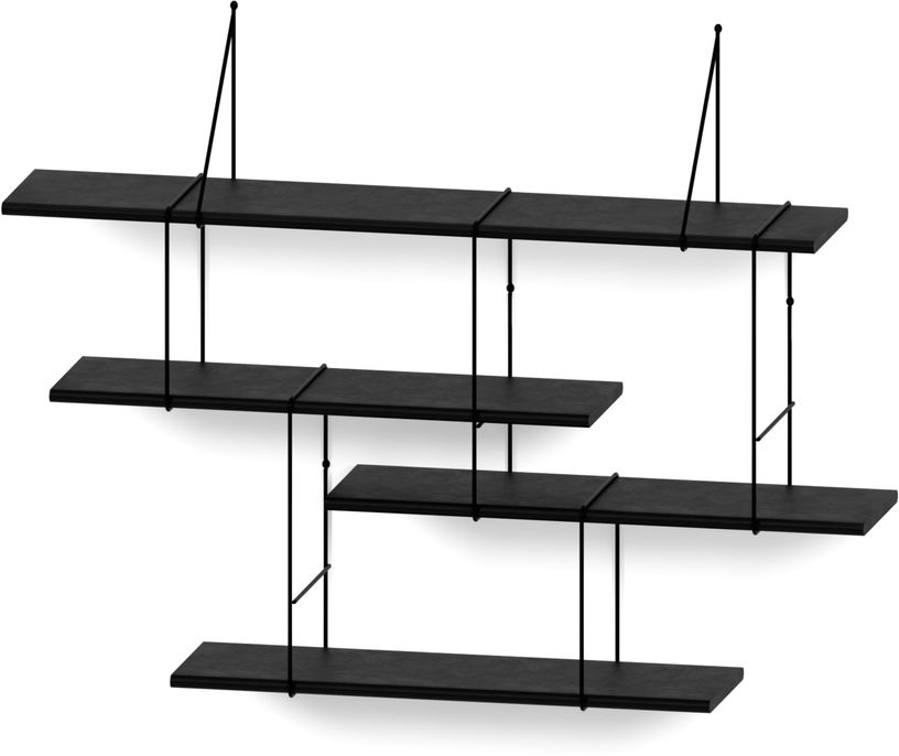 Étagère en frêne et acier noir setup 1 Link - Studio Hausen - The Cool Republic