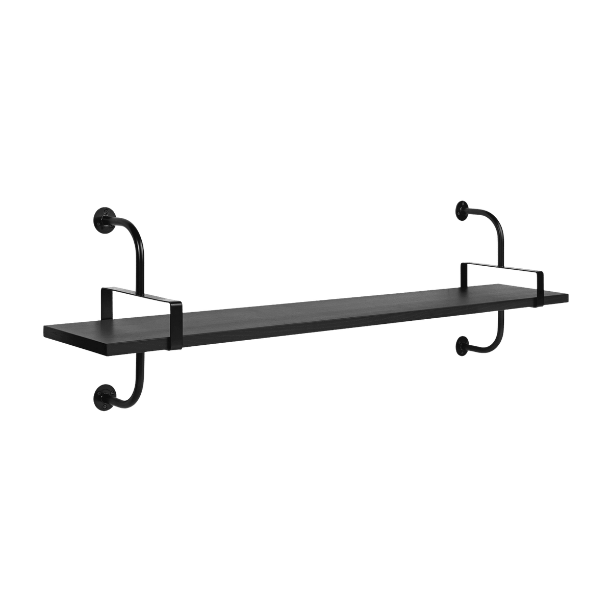 Black ash shelf 155 cm Demon Shelf - Gubi - The Cool Republic