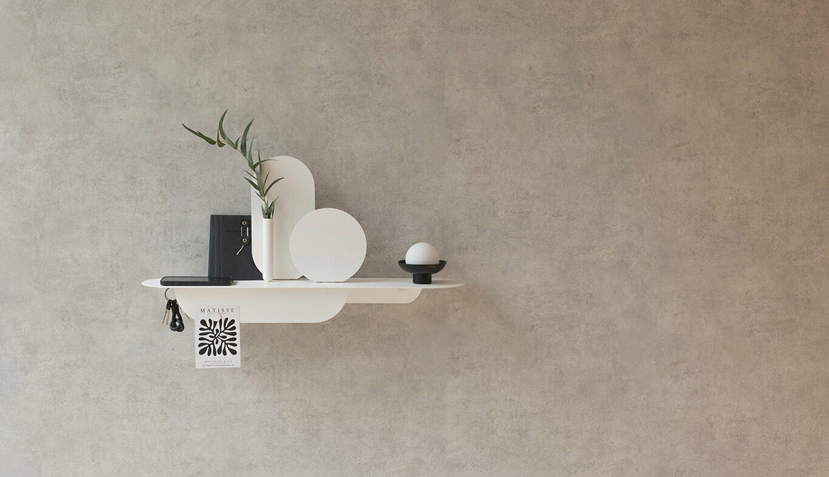 Étagère en métal blanc sans miroir Simply - Mlle Jo - The Cool Republic