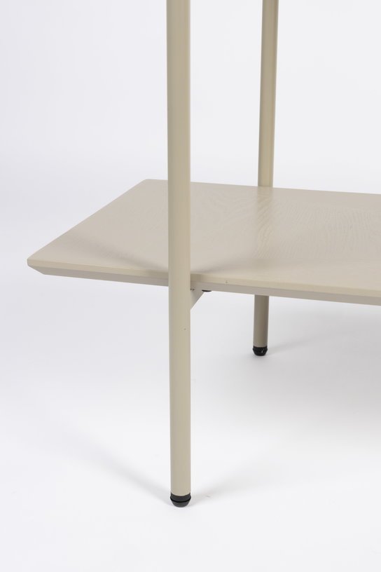 Etagère en métal et bois beige 40x120x180cm Solis - The Cool Republic - The Cool Republic