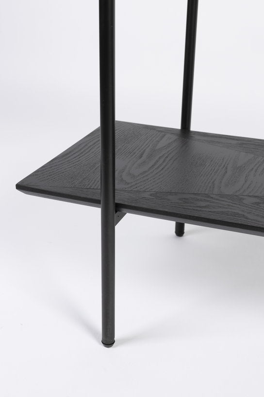 Etagère en métal et bois noir 40x120x180cm Solis - The Cool Republic - The Cool Republic