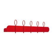 Etagère en métal rouge Balloon 90 - Meme Design - The Cool Republic