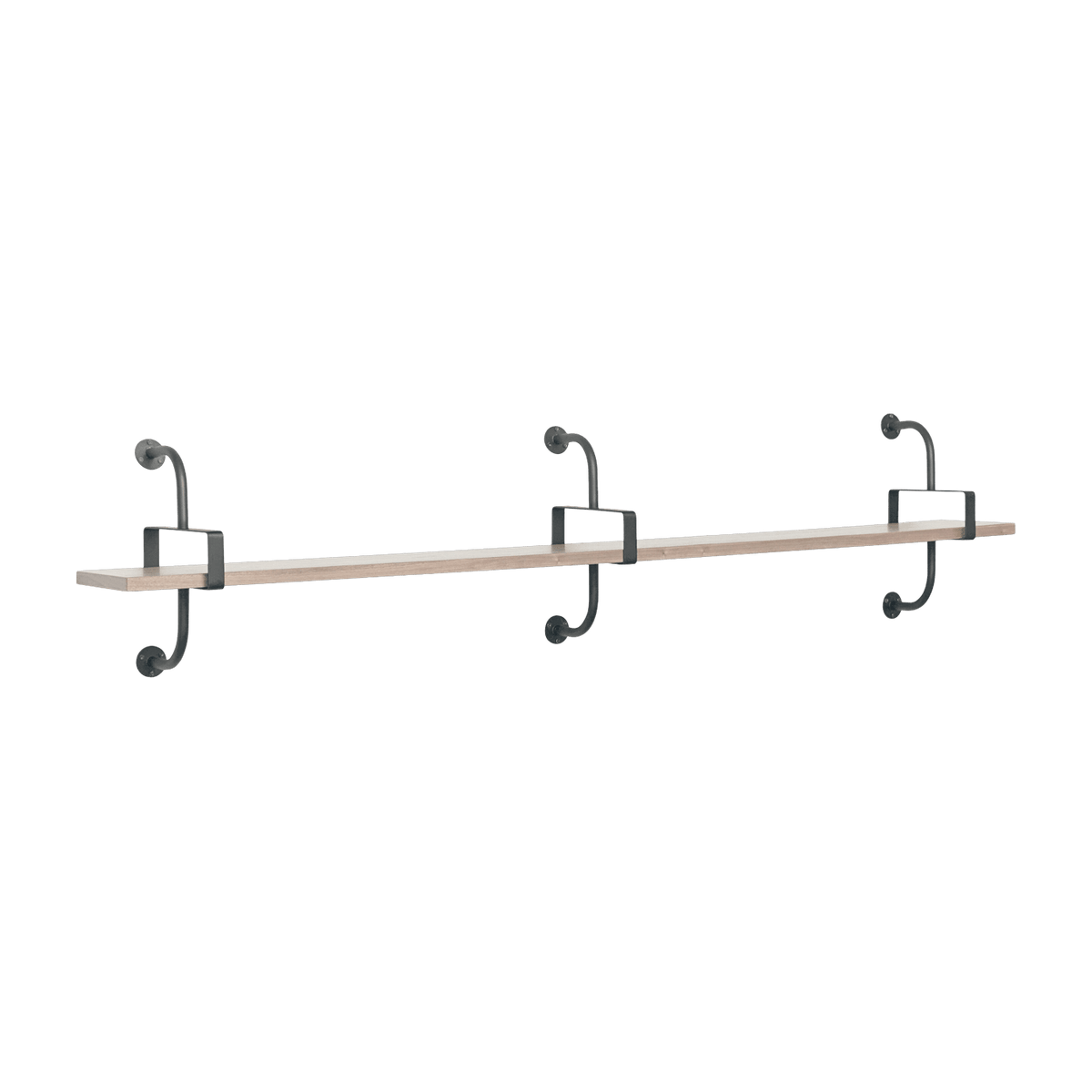 Walnut shelf 215 cm Demon Shelf - Gubi - The Cool Republic