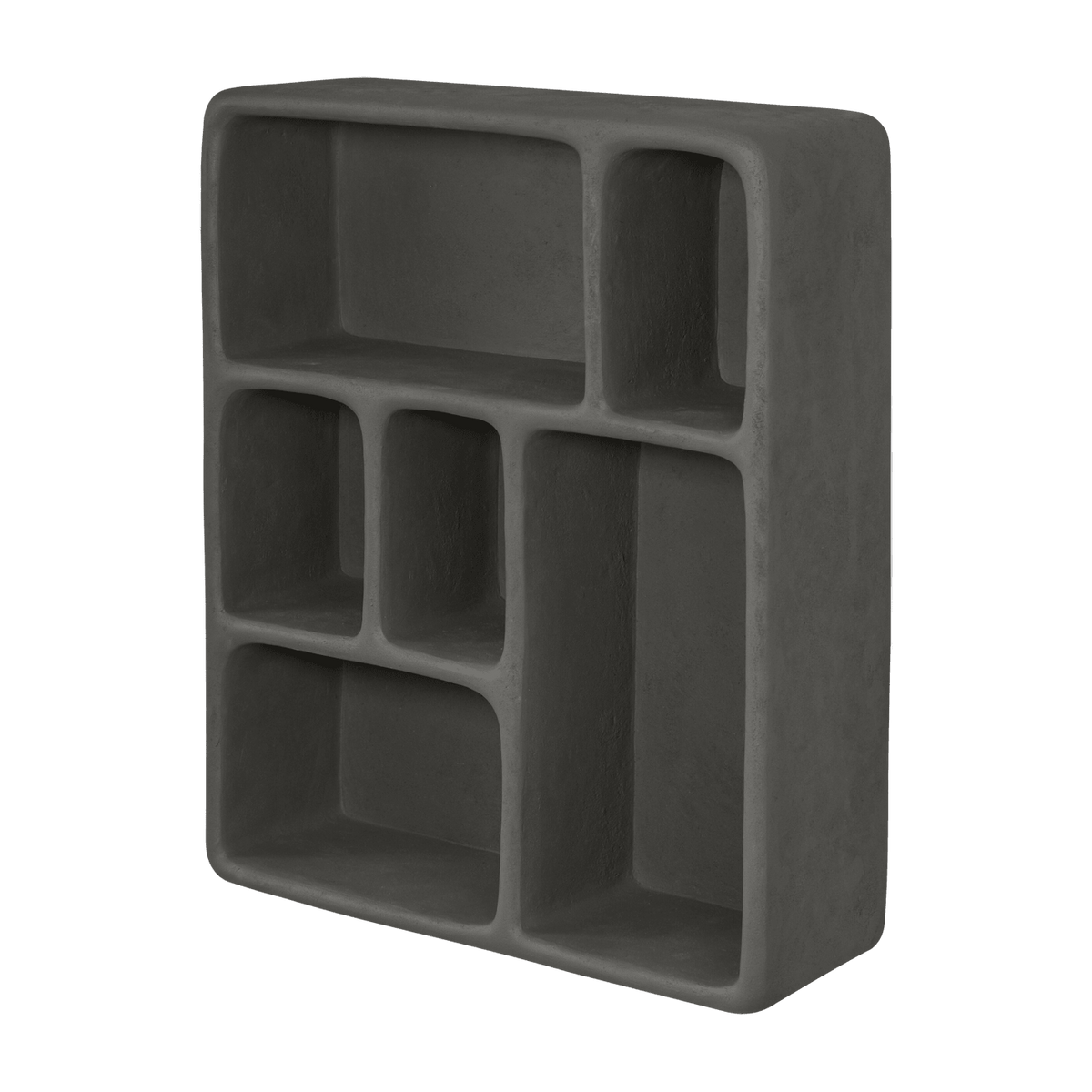 Etagère en résine anthracite 43,5 x 49,5 cm Art Studio - Mette Ditmer - The Cool Republic