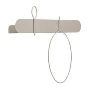 Etagère et porte-serviettes en métal beige Balloon 60 - Meme Design - The Cool Republic