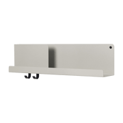 Étagère grise en métal 63 cm Folded - Muuto - The Cool Republic