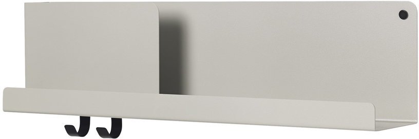 Étagère grise en métal 63 cm Folded - Muuto - The Cool Republic