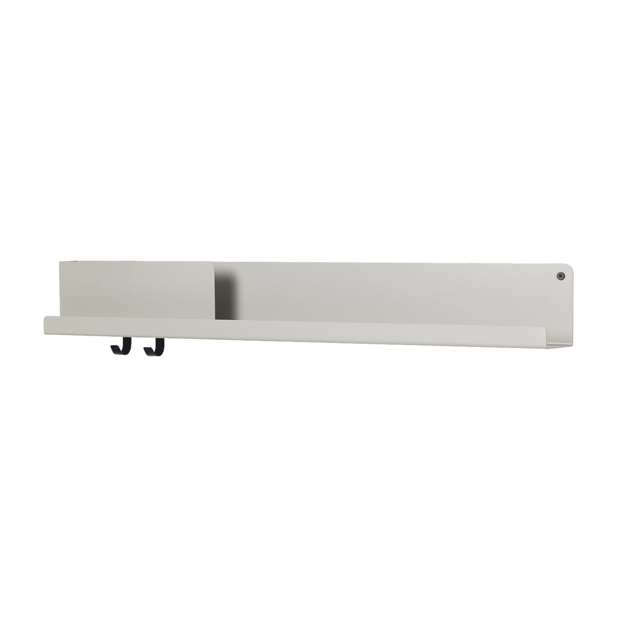 Étagère grise en métal 96 cm Folded - Muuto - The Cool Republic