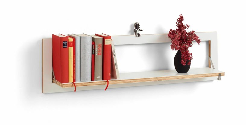 Étagère modulable blanche 100 x 27 cm Fläpps - Ambivalenz - The Cool Republic