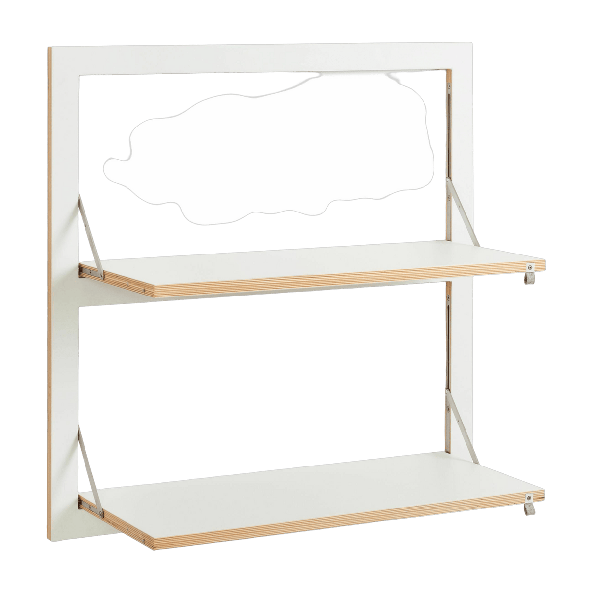 Étagère modulable blanche 80 x 80cm Fläpps - Ambivalenz - The Cool Republic