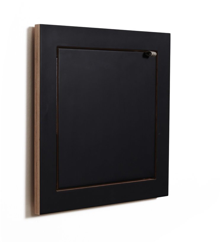 Étagère modulable carrée noire 40 x 40 cm Fläpps - Ambivalenz - The Cool Republic