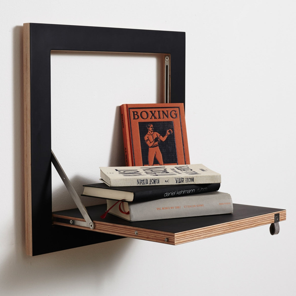 Étagère modulable carrée noire 40 x 40 cm Fläpps - Ambivalenz - The Cool Republic