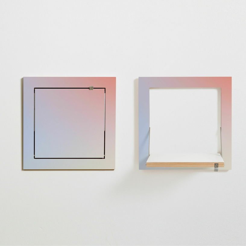 Étagère modulable noire 40 x 40 cm Sunrise Fläpps - Ambivalenz - The Cool Republic