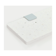 Étagère murale blanche en plastique recyclé 60 cm et deux accroches bleu pâle Bracket - TIPTOE - The Cool Republic