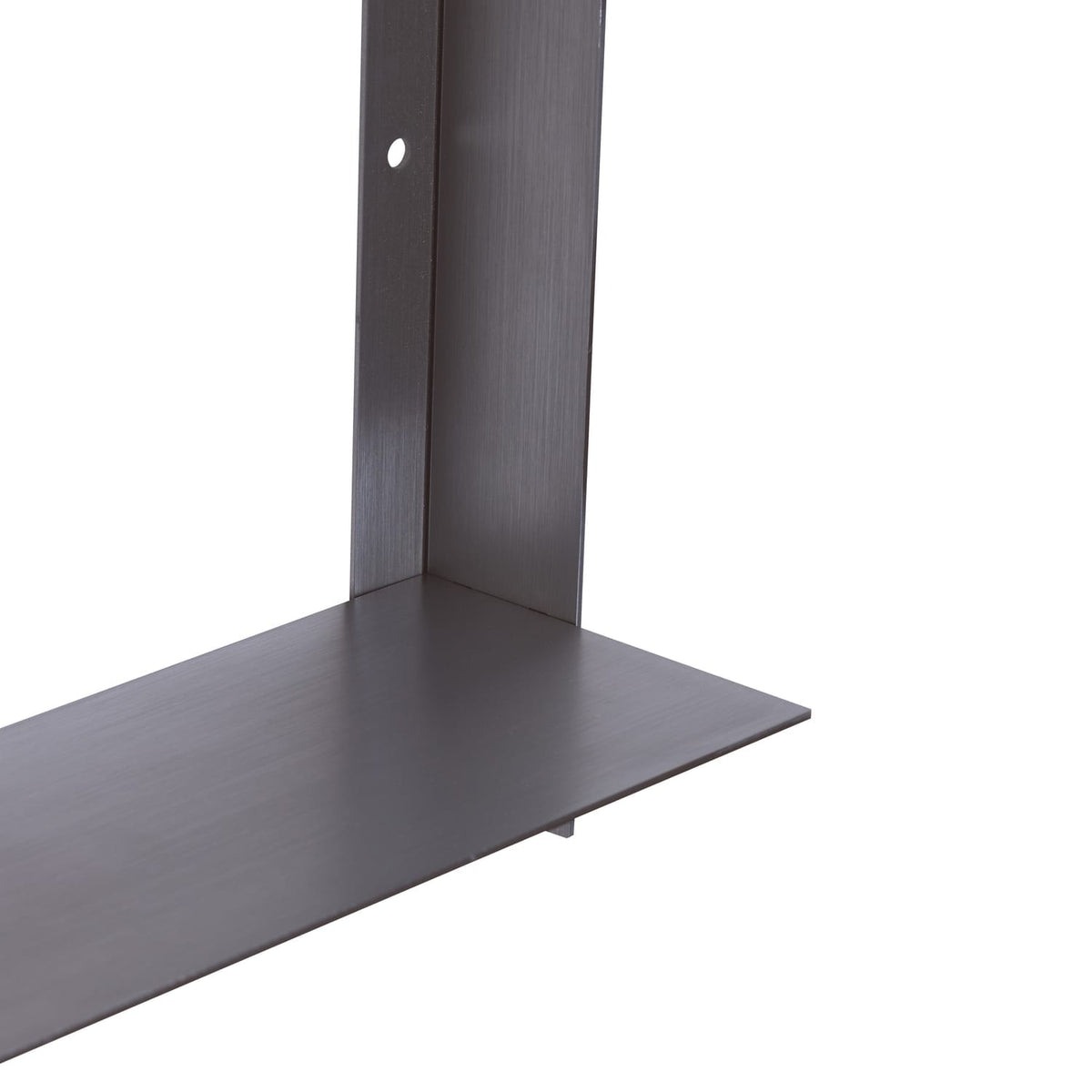 Étagère murale en acier grise 41x11x100cm Nickel - Hübsch — vue 5