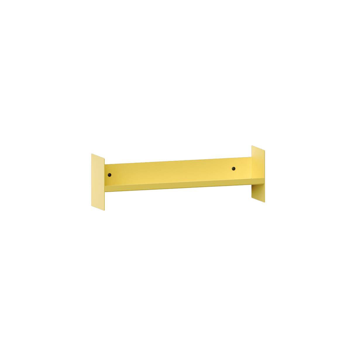 Etagère murale en acier jaune de naples 45x10cm Pli slim - TIPTOE - The Cool Republic