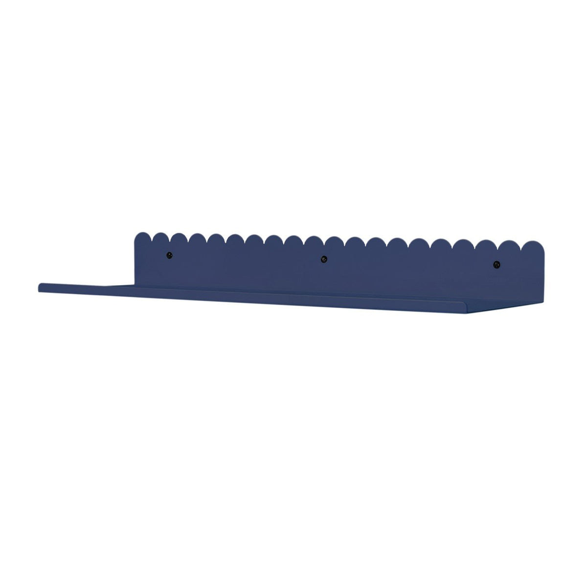 Etagère murale en acier laqué bleu mat 50x16x6cm - Nobodinoz - The Cool Republic