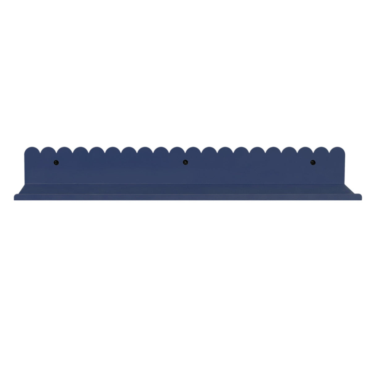 Etagère murale en acier laqué bleu mat 50x16x6cm - Nobodinoz - The Cool Republic