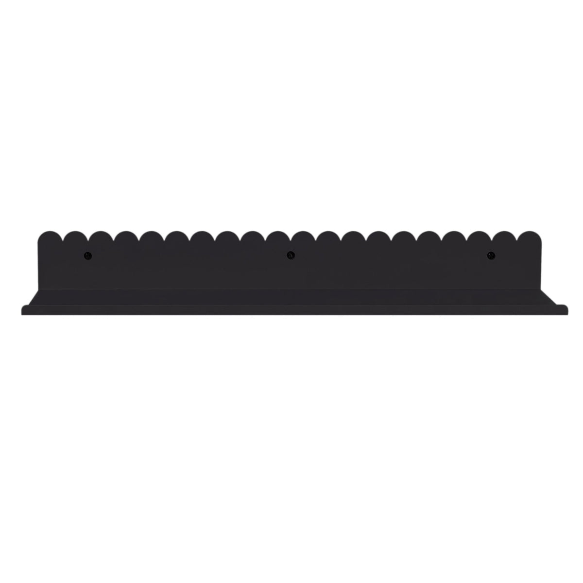 Etagère murale en acier laqué noir mat 50x16x6cm - Nobodinoz - The Cool Republic