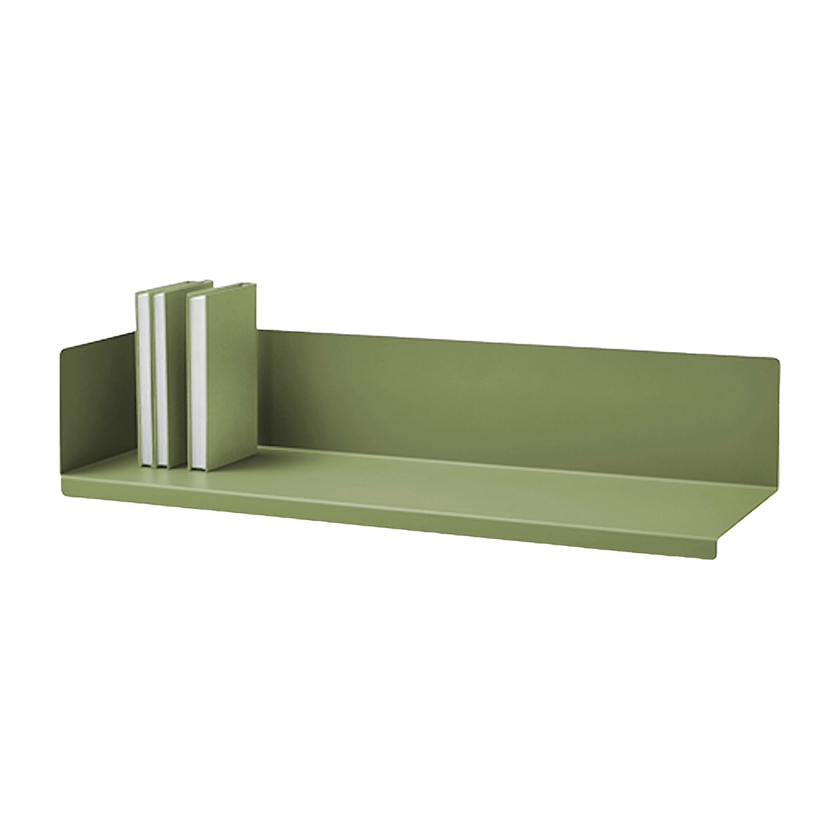 Étagère murale en acier vert olive 80 cm Sabrina Mensola - Meme - The Cool Republic