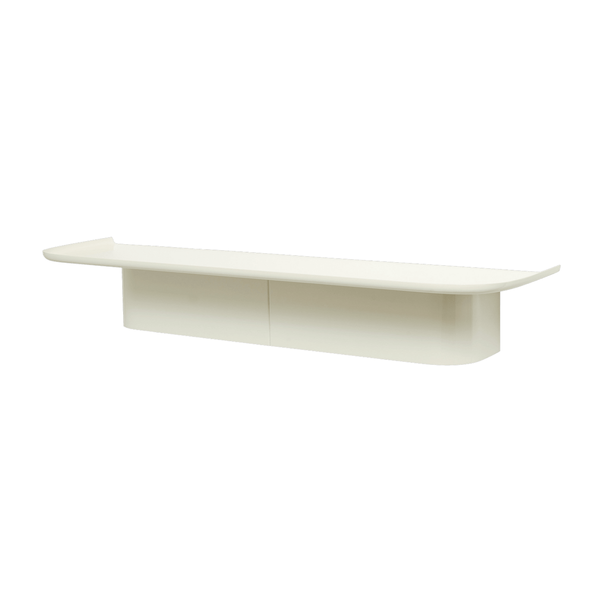 Étagère murale en aluminium crème L Korpus - HAY - The Cool Republic