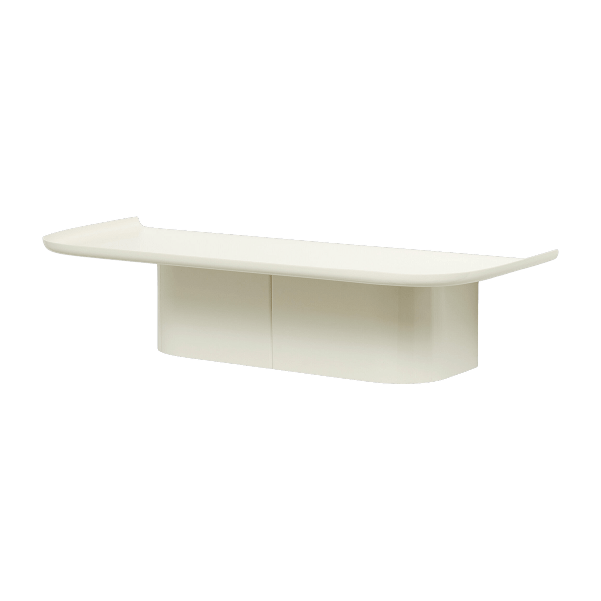 Étagère murale en aluminium crème M Korpus - HAY - The Cool Republic