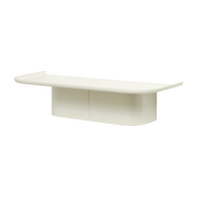 Étagère murale en aluminium crème M Korpus - HAY - The Cool Republic