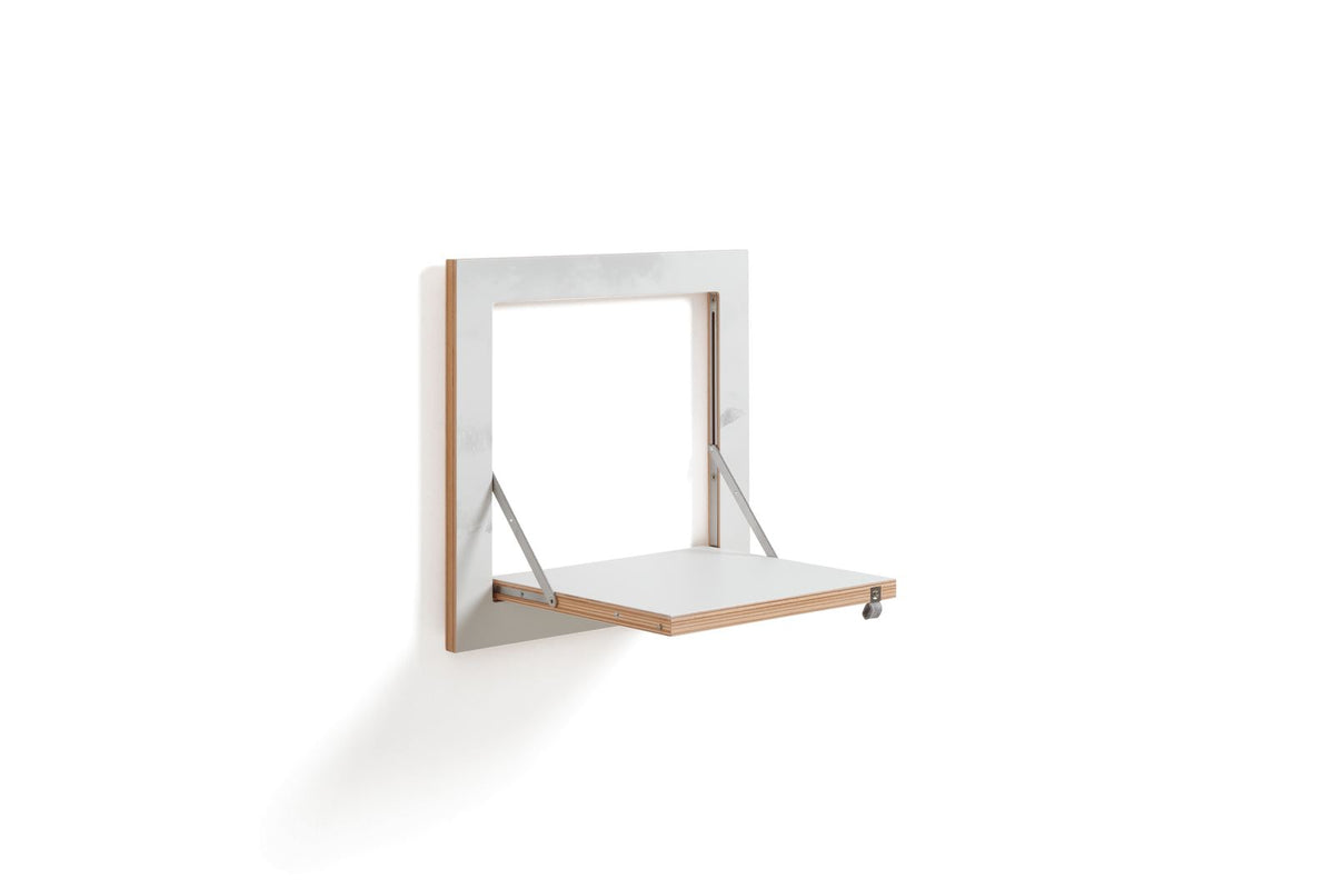 Étagère murale en bois blanc 40x31x40cm Fläpps Vallunaraju - Ambivalenz - The Cool Republic