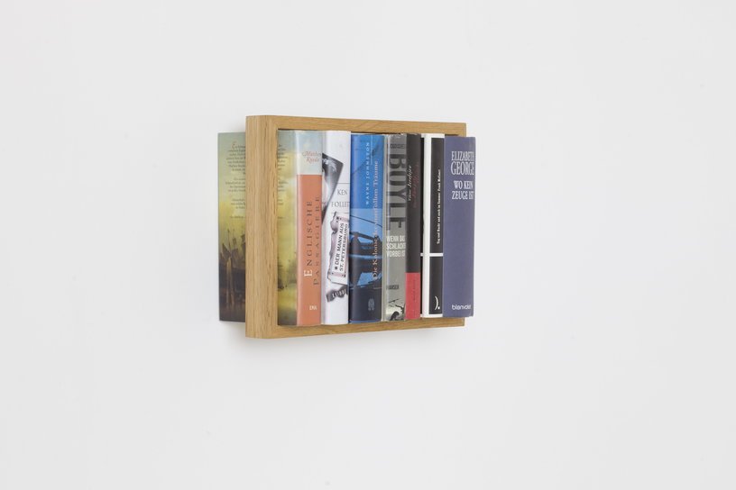 Etagère murale en bois de chêne naturel 25,2x32x10,8cm B4 - Das kleine b - The Cool Republic