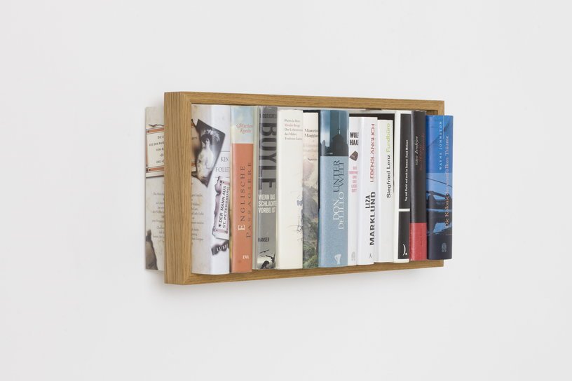 Etagère murale en bois de chêne naturel 25,2x50,5x10,8cm B5 - Das kleine b - The Cool Republic