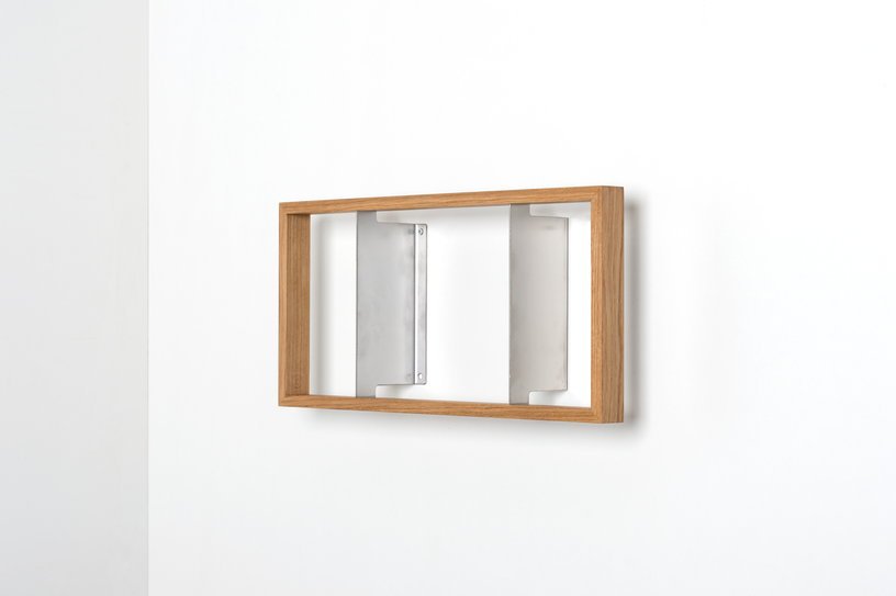 Etagère murale en bois de chêne naturel 25,2x50,5x10,8cm B5 - Das kleine b - The Cool Republic