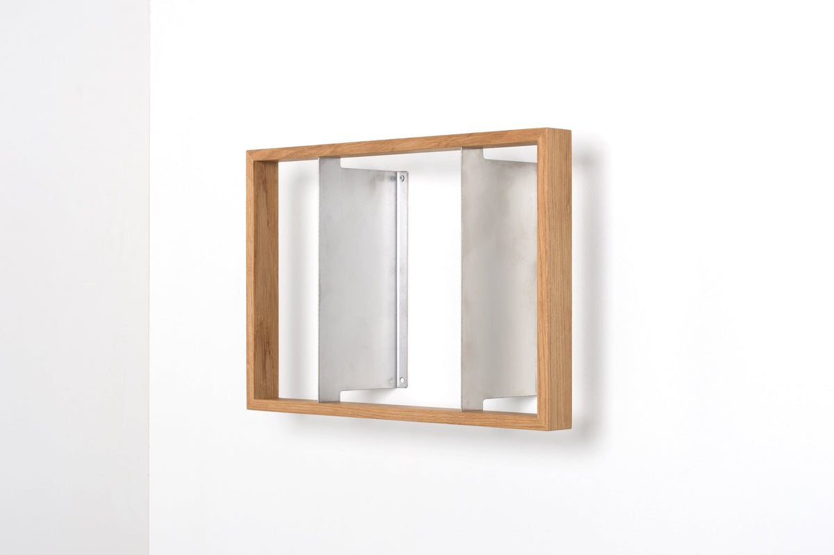 Etagère murale en bois de chêne naturel 34x50,5x15cm B8 - Das kleine b - The Cool Republic