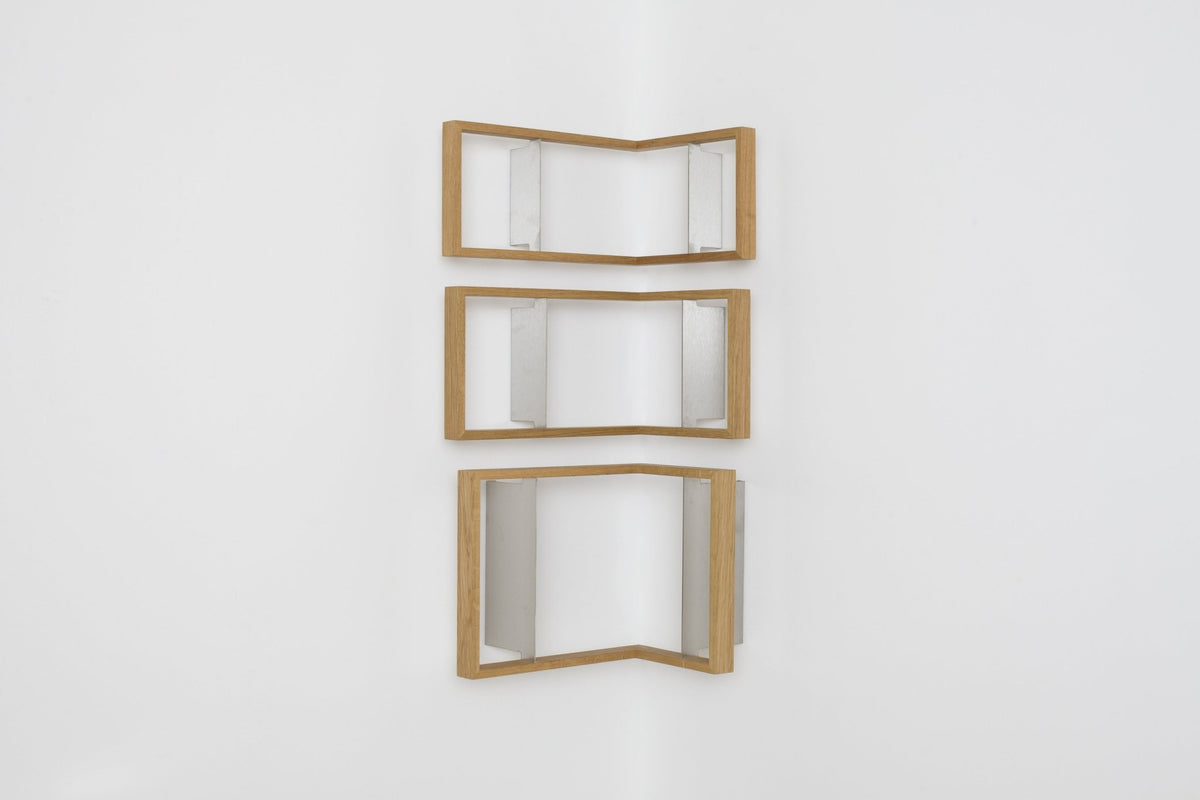 Etagère murale en bois de chêne naturel B-eck2 - Das kleine b - The Cool Republic