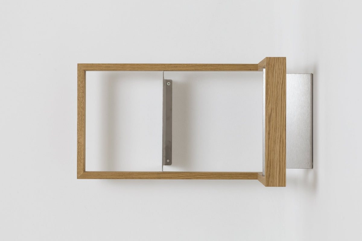 Etagère murale en bois de chêne naturel B-eck3 - Das kleine b - The Cool Republic