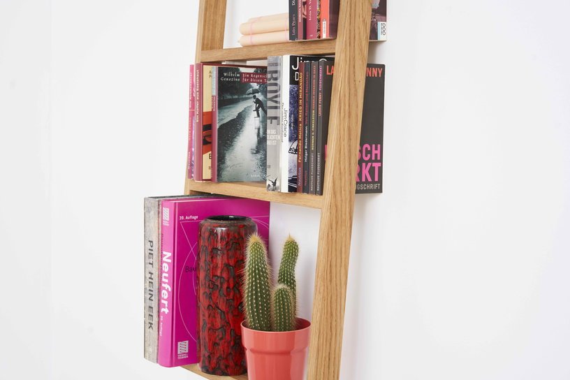 Etagère murale en bois de chêne naturel Bertolt - Das kleine b - The Cool Republic